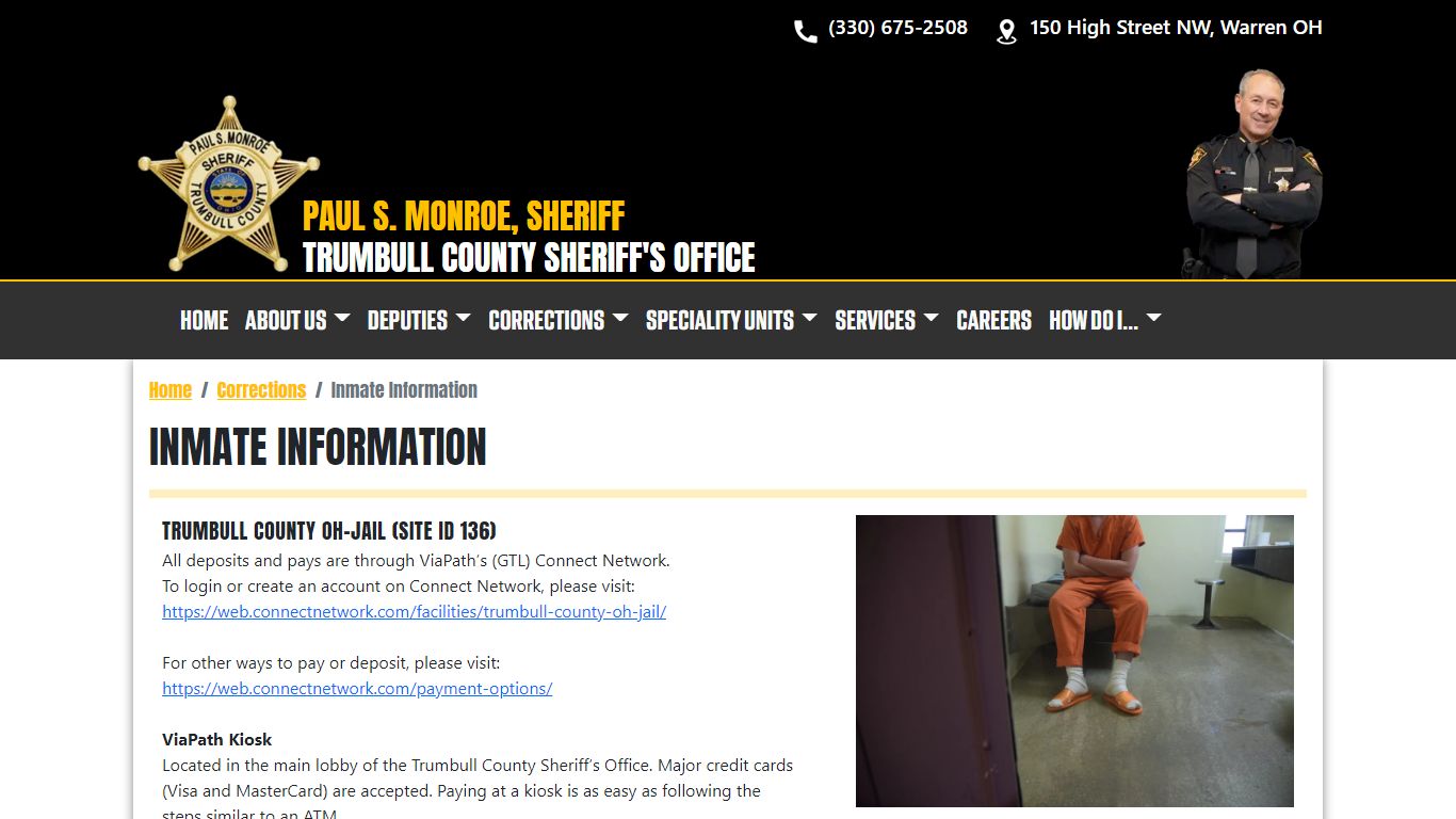 Inmate Information - Trumbull County Sheriff's Office